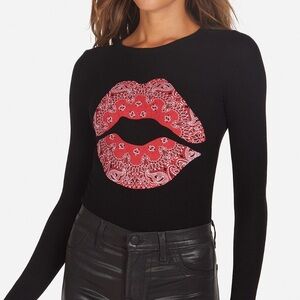 Lauren Moshi MCKINLEY BANDANA LIP Size Medium NWOT